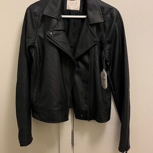 Altar'd State Black Leather Jacket
